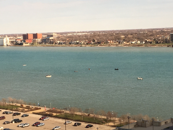 This is a good look at the current water quality in the Detroit River