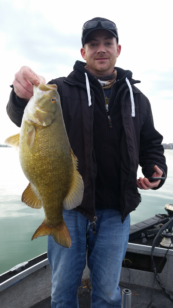 Jeff Ferraiuolo finds this very, very fat female in Anchor Bay. Caught on a Canadian Mist tube and weighs in at 5lbs 7ozs