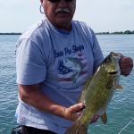 Lake St Clair Bass June 2016 Wayne Carpenter Pete VanVianen