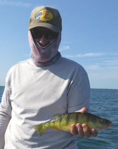 Mark scores on a rare 12 1/2" perch by the Belle River Hump