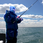 Lake St Clair Bass Fishing Report 3-23-2018, Cold Weather, Cold Water
